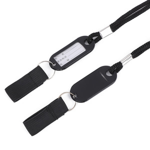 Cordón de metal negro para teléfono con etiqueta para nombre, para senderismo, bastón de caminar, correa antipérdida - Product Image 5