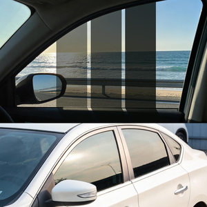 <span class=keywords><strong>Film</strong></span> teinté pour vitres de voiture en nano-céramique métallique 8% VLT noir foncé pour la protection de la vie privée - Product Image 1