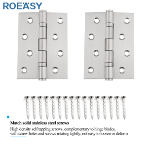 Roeasy Butt <strong>Hinge</strong> Stainless Steel Chrome Cabinet Kitchen <strong>Round</strong> Corner Butt Pivot Door <strong>Hinges</strong> Pin Heavy Duty Ball Bearing <strong>Hinge</strong> - Product Image 6