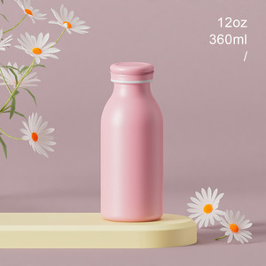 Biberon isotherme écologique en acier inoxydable 304 pour bébé et tout-petit, anti-brûlure, anti-fuite, sans BPA - Product Image 1