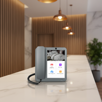 Téléphone vidéo IP d'entreprise pour chambre d'hôtel avec carte SIM HA03 Android sans fil LAN écran 8'' fixe vidéo professionnel de bureau intelligent