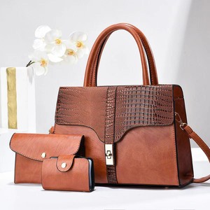 Set 3 pz nuove borse da <span class=keywords><strong>donna</strong></span> in pelle di alligatore per borse da <span class=keywords><strong>donna</strong></span> alla <span class=keywords><strong>moda</strong></span> - Product Image 1