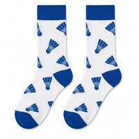 Chaussettes de sport personnalisées en coton jacquard sans couture, à pointes reliées à la main, pour adultes, chaussettes fantaisie à la mode pour hommes et femmes, OEM ODM