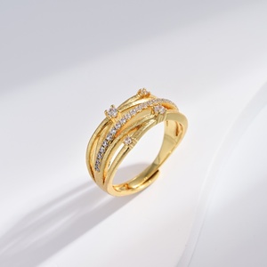 custom plata 925 sterling <b>silver</b> Minimalist Geometric <b>ring</b> wholesale hip hop unique 18K Gold Plated wedding <b>adjustable</b> <b>rings</b> - Product Image 1