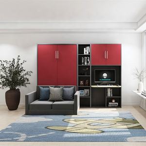 Ahorro de espacio, sofá <span class=keywords><strong>vertical</strong></span> blanco, <span class=keywords><strong>mecanismo</strong></span> de <span class=keywords><strong>cama</strong></span> de pared plegable, <span class=keywords><strong>cama</strong></span> Murphy con sofá <span class=keywords><strong>para</strong></span> dormitorio de hotel en casa - Product Image 1