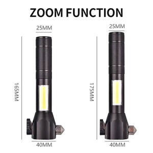 An Toàn Hummer <span class=keywords><strong>LED</strong></span> Đèn Pin USB Sạc Dao Cắt <span class=keywords><strong>Torch</strong></span> Light Chức Năng Từ Tính - Product Image 2