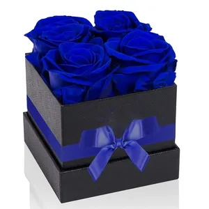 रोमांटिक स्तर बॉक्स में एक शाश्वत गुलाब ने बॉक्स के साथ वास्तविक गुलाब के फूलों को संरक्षित किया, बॉक्स के साथ सर्वश्रेष्ठ माँ के उपहार रोमांटिक वेलेंटाइन