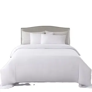 Draps d'hôtel Linge de lit blanc Couettes et draps en microfibre