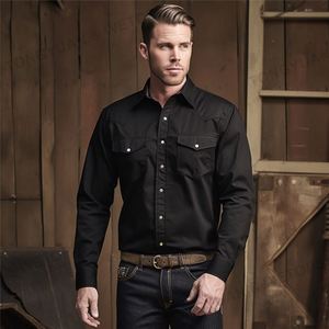 Camicia da uomo taglie forti per uomo camicia da lavoro all'ingrosso camicia da uomo occidentale maniche lunghe da <span class=keywords><strong>Cowboy</strong></span> taglie forti camicie da lavoro da uomo - Product Image 4