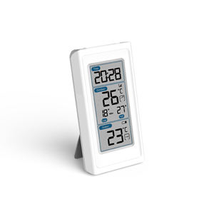 नारंगी बैकलाइट डिजिटल तापमान मॉनिटर वायरलेस इनडोर/आउटडोर थर्मामीटर हाई तापमान रिकॉर्ड - Product Image 3