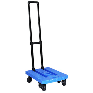 Plataforma Plegable Telescópica de 6 Ruedas, Ligera, de 100 kg, Transformable, Carro de Mano Plegable - Product Image 6