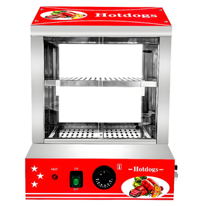 热卖商用热狗汉堡蒸笼，带包子取暖器，适用于便利店食品保温展示 - Product Image 2