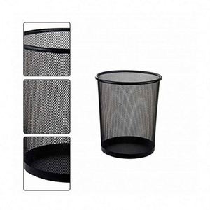 Cesto de basura de oficina de malla metálica de 6 galones, cesto de basura abierto de alambre metálico para escritorio, contenedor de reciclaje. - Product Image 6