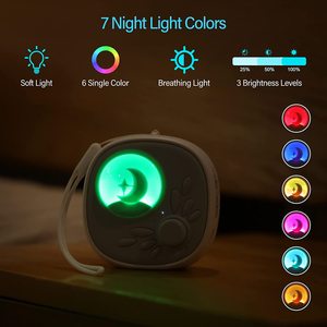 Máquina de Ruido Blanco para Bebés, Luz Nocturna, Ayuda para Dormir, Altavoz de Ruido Blanco Portátil - Product Image 2