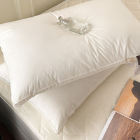 Oreiller marin de luxe en fibres de polyester moelleuses, doux, respirant, personnalisable, avec soutien du cou, pour les dormeurs latéraux, 200 fils au pouce carré