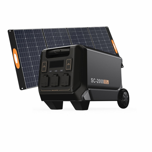 All in One Lithium LiFePO4 Battery Generator 2000 Watt 2400w 2800w Power Bank Station for Camping Rv Ev Car Home