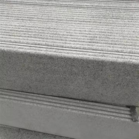 Escalier extérieur en granit gris clair G603, pierre naturelle moderne et économique pour projets