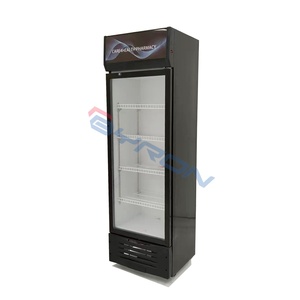 Réfrigérateur commercial à <span class=keywords><strong>porte</strong></span> vitrée simple, vitrine de présentation pour boissons, réfrigérateur vertical à portes vitrées à vendre - Product Image 4