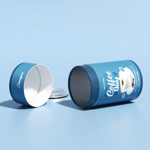 Tubo di carta per imballaggio biodegradabile per uso alimentare per 100% ermetico contenitore cilindrico per vasetto da tè tubo di carta per caffè in polvere - Product Image 2