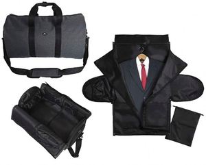 Échantillon gratuit : Sac de voyage 2-en-1 pour vêtements + Housse de costume de voyage 39 pouces avec sac à chaussures séparé - Product Image 2