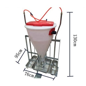 Sistema de Alimentación Automático Duradero para Granjas de Cerdos del Sudeste Asiático, Comedero Seco y Húmedo para Lechones, Cerdas y Cerdos de Engorde - Product Image 1