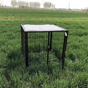 Black Galvanized Steel <strong>Dog</strong> <strong>Kennel</strong> Larger Wire Mesh Pet Cage Carrier for Indoor Use <strong>Heat</strong> Treated Yard Fence for Larger <strong>Dogs</strong> - Product Image 5
