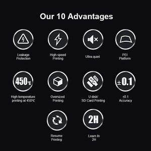 MD-1000Pro Mingda 1000x1000x1000มม. กันชนรถยนต์3D คาร์บอนไฟเบอร์ - Product Image 4