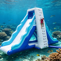 Grand parc aquatique gonflable en PVC pour l'escalade, prix usine, aquaparc flottant, nombreux jeux aquatiques amusants, usage commercial, 500 kg