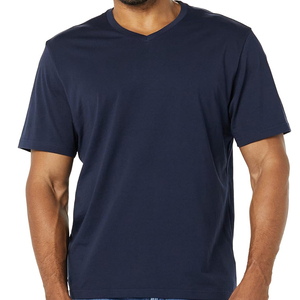 เสื้อยืดคอกว้างทรงสปอร์ตคลาสสิกสำหรับผู้ชายไซส์พลัสแบบสั่งทำพิเศษ แขนสั้น เหมาะสำหรับใส่ลำลองในฤดูร้อน สวมใส่สบาย เข้ารูปพอดีตัว เสื้อยืดเรียบง่ายสำหรับผู้ชาย - Product Image 6