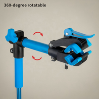 Support de réparation de vélo pliable Worldcycle TL-06E pour la maison, en acier au carbone, support d'entretien de vélo, charge maximale 30 kg, durable, pour vélo de route