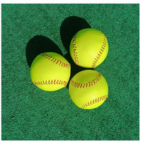 Softball professionnel de 12 pouces et balles d'entraînement de baseball solides et dures Variétés souples et dures disponibles