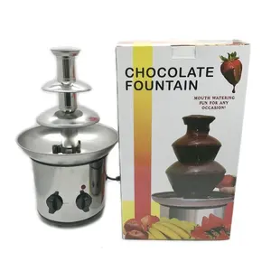 Fontaine à chocolat en aluminium à 3-7 couches, Machine commerciale et domestique