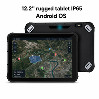 Tablette robuste Android 14 RT12A 12,2 pouces la plus récente, processeur Qualcomm, 8 Go de RAM, 128 Go de stockage, étanche IP65, lecteur de codes-barres 1D 2D