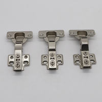 Meubles d'armoire nickelés modernes 35mm de diamètre glissière hydraulique charnières à fermeture douce pas facile rouille pour salle de bain salon