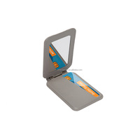 Portefeuille pour cartes Magsafe unisexe de haute qualité, design vintage ouvert, broderie, chaînes, doublure en polyester