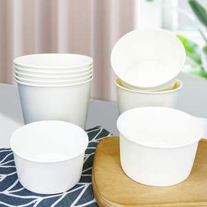 แก้วกระดาษคราฟท์สองชั้นแบบกำหนดเองได้ รีไซเคิลได้ เกรดสำหรับอาหาร ขายดีที่สุด สำหรับบรรจุภัณฑ์อาหารจานด่วน ไอศกรีม และอาหารทำมือ - Product Image 4