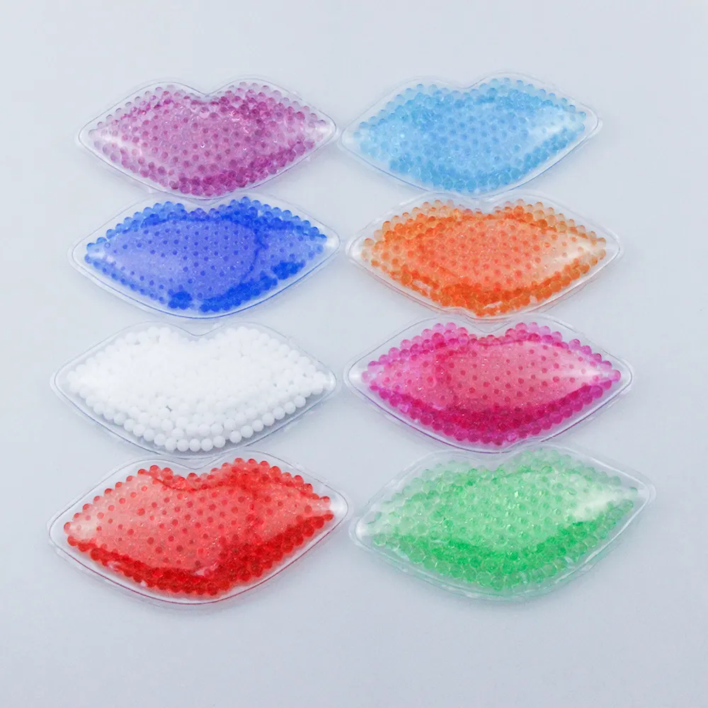 Pvc Kühlung individualisierbare Lippen wiederverwendbare heiße und kalte Gel-Eis-Wärmepakete Hersteller