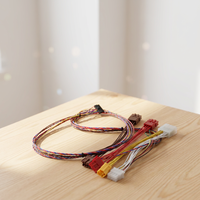 Faisceau de câblage personnalisé pour tachygraphe en Y, kit de câblage pour appareils électroménagers en PVC avec connecteur blanc et rouge, longueur personnalisée, couleur OEM