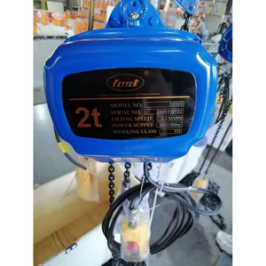Polipasto Eléctrico de Cadena de 2 Toneladas, Equipo de Elevación Industrial de Acero Suave, Altura de Elevación de 6 Metros, Polipasto Eléctrico de Alta Resistencia para Materiales - Product Image 1