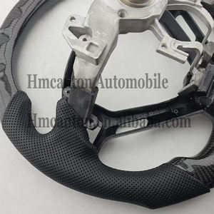 Volante Deportivo de Fibra de Carbono y Cuero Perforado para Infiniti G27 G37, Venta al Por Mayor - Product Image 6