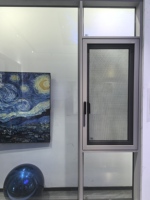 Ventanas Abatibles de Aluminio con Rotura de Puente Térmico, Doble Acristalamiento, Venta al por Mayor Directa de Fábrica