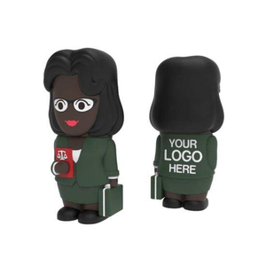 Clé USB personnalisée en PVC souple, design féminin, avocat |   Clé USB 2.0/3.0 promotionnelle sur le thème du droit, cadeau créatif - Product Image 2