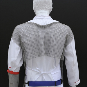 Delantal protector de malla de acero inoxidable 304 resistente al corte de cuchillos delantal de malla de alambre de anillo tejido para carniceros - Product Image 2