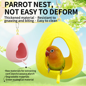 नए हैंगिंग बर्ड आश्रय बर्डहाउस फांसी तोता नेस्टिंग हाउस 3 डी प्रिंटेड बर्डहाउस - Product Image 5