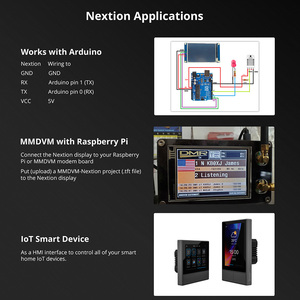 NEXTION NX3224K024 2.4" หน้าจอสัมผัสแบบต้านทาน HMI ซีรีส์ที่ปรับปรุงแล้ว UASRT TFT LCD โมดูลเข้ากันได้กับอาร์ดูโน่ L119 - Product Image 5
