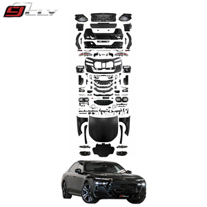 Kit corpo auto intero per <span class=keywords><strong>BMW</strong></span> serie 7 F02 upgrade <span class=keywords><strong>G70</strong></span> 2023 M kit corpo sportivo cofano paraurti anteriore fanale posteriore grill - Product Image 1