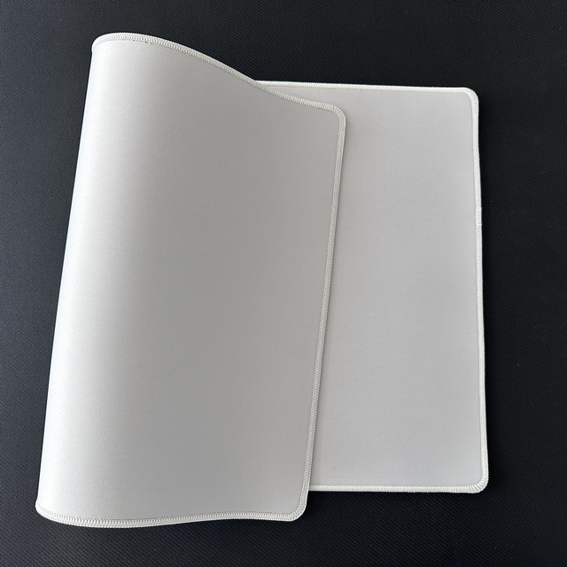 Double-sided Natural Rubber Blank Mouse Pad for Sublimation Heat Press Transfer with Custom Size Shape Thickness High Quality