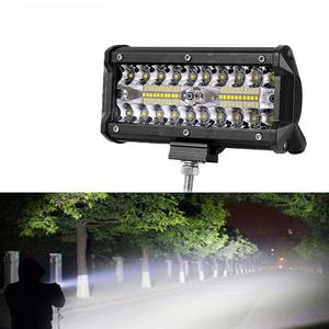 Nouvelle barre lumineuse de travail LED 120W 7 pouces 12V à faisceau combiné spot et large pour véhicules tout-terrain 4x4, camions et SUV - Product Image 6