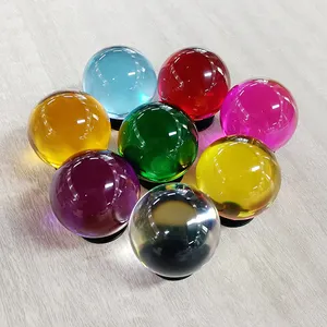 Directly Buy China Craft Manufacture Best Price home kids clear acrylic ball 50MM gaming resin toy ball Colorful Acrylic ball