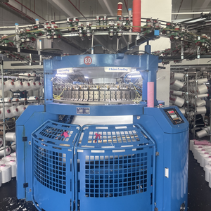 Máquina de tejer circular de la marca <span class=keywords><strong>HANMA</strong></span> / máquina de tejer textiles / máquina para fabricar telas de doble jersey de ancho abierto - Product Image 1